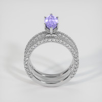 1.72 Ct. Purple Sapphire Ring, 18K White Gold 3