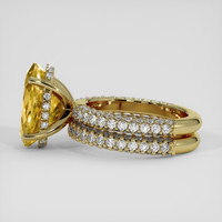 4.95 Ct. Yellow Citrine Ring, 14K Yellow Gold 4