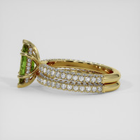 1.69 Ct. Green Sapphire Ring, 14K Yellow Gold 4