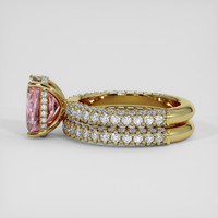 3.69 Ct. Bi Color Sapphire Ring, 14K Yellow Gold 4