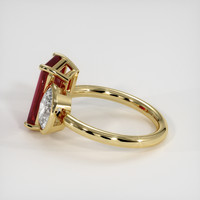 3.07 Ct. Ruby Ring, 10K Yellow Gold 4