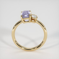 2.00 Ct. Bi Color Sapphire Ring, 14K Yellow Gold 3