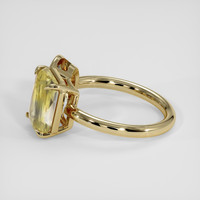 4.13 Ct. Bi Color Sapphire Ring, 14K Yellow Gold 4