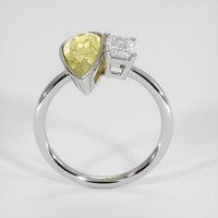 2.20 Ct. Yellow Sapphire Ring, Platinum 950 3
