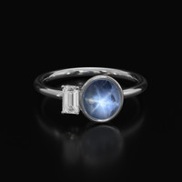 2.16 Ct. Sapphire Ring, Platinum 950 1