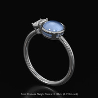 2.16 Ct. Sapphire Ring, Platinum 950 2