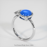 5.34 Ct. Blue Sapphire Ring, Platinum 950 2