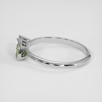 0.41 Ct. Green to Pink Alexandrite Ring, 18K White Gold 4