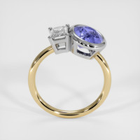 2.57 Ct. Sapphire Ring, 14K White & Yellow 3