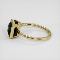 2.57 Ct. Green Sapphire Ring, 14K Yellow Gold 4