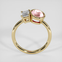 2.13 Ct. Pink Sapphire Ring, 14K Yellow Gold 3