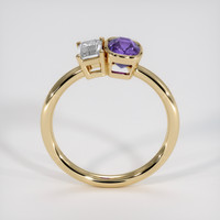 1.65 Ct. Purple Sapphire Ring, 18K Yellow Gold 3