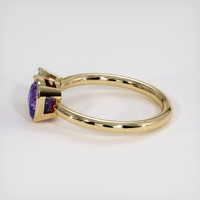 1.65 Ct. Purple Sapphire Ring, 18K Yellow Gold 4