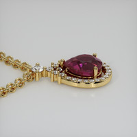 2.19 Ct. Gemstone Pendant, 14K Yellow Gold 3