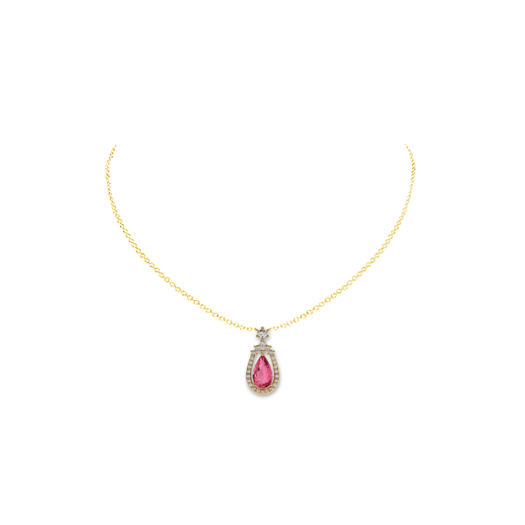 Jewelry image on model