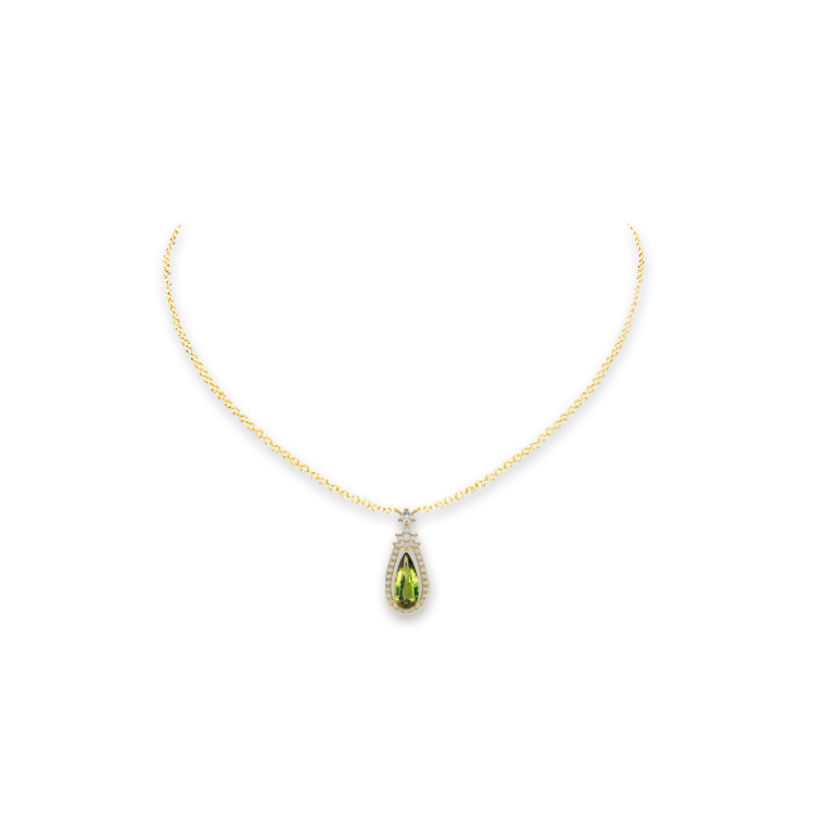 Jewelry image on model