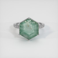 8.09 Ct. Sapphire Ring, Platinum 950 1