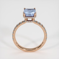 2.74 Ct. Sapphire Ring, 14K Rose Gold 3