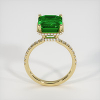 4.95 Ct. Emerald Ring, 18K Yellow Gold 3