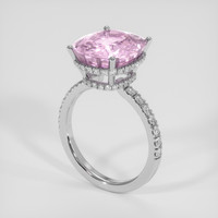 7.97 Ct. Pink Sapphire Ring, Platinum 950 2