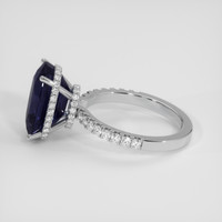 9.65 Ct. Blue Sapphire Ring, Platinum 950 4
