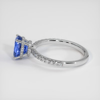 1.93 Ct. Blue Sapphire Ring, 14K White Gold 4