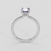 1.26 Ct. Purple Sapphire Ring, 18K White Gold 3