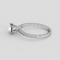 1.26 Ct. Purple Sapphire Ring, 18K White Gold 4