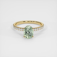 1.74 Ct. Sapphire Ring, 14K Yellow Gold 1
