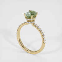 1.74 Ct. Sapphire Ring, 14K Yellow Gold 2