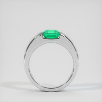 2.10 Ct. Emerald Ring, Platinum 950 3