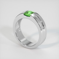 0.70 Ct. Gemstone Ring, Platinum 950 2