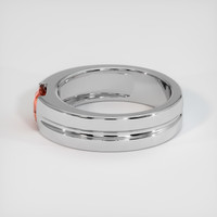 1.16 Ct. Padparadscha Sapphire Ring, Platinum 950 4