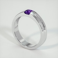 0.43 Ct. Bi Color Sapphire Ring, Platinum 950 2
