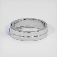 0.79 Ct. Blue Sapphire Ring, Platinum 950 4