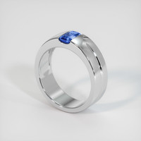 0.87 Ct. Sapphire Ring, Platinum 950 2
