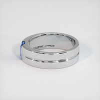 0.87 Ct. Sapphire Ring, Platinum 950 4