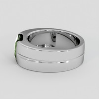 2.05 Ct. Green Sapphire Ring, Platinum 950 4
