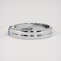0.42 Ct. Greenish Blue Sapphire Ring, Platinum 950 4