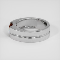 2.76 Ct. Orange Sapphire Ring, Platinum 950 4