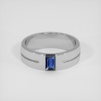 0.94 Ct. Blue Sapphire Ring, Platinum 950 1