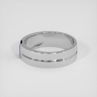0.94 Ct. Blue Sapphire Ring, Platinum 950 4