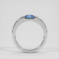1.79 Ct. Greenish Blue Sapphire Ring, Platinum 950 3