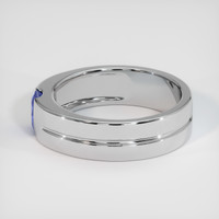 0.74 Ct. Sapphire Ring, Platinum 950 4