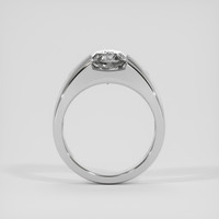 3.16 Ct. White Sapphire Ring, Platinum 950 3