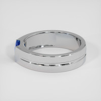 0.96 Ct. Blue Sapphire Ring, Silver 4