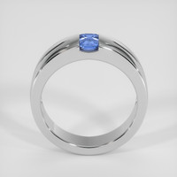 0.61 Ct. Blue Sapphire Ring, Silver 3