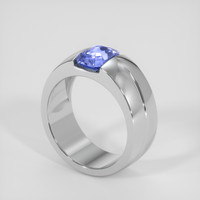 2.53 Ct. Bi Color Sapphire Ring, 10K White Gold 2
