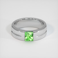 0.70 Ct. Gemstone Ring, 14K White Gold 1