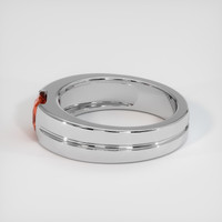 1.16 Ct. Padparadscha Sapphire Ring, 14K White Gold 4